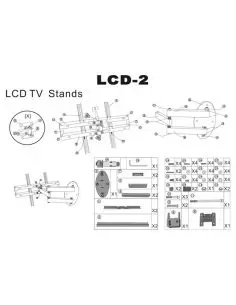 Купить Настенное крепление для телевизора Kool Sound LCD-2 001 2