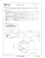 Купити Підсилювач TOA RU-2001 (Підсилювач-подовжувач мікрофонної лінії)