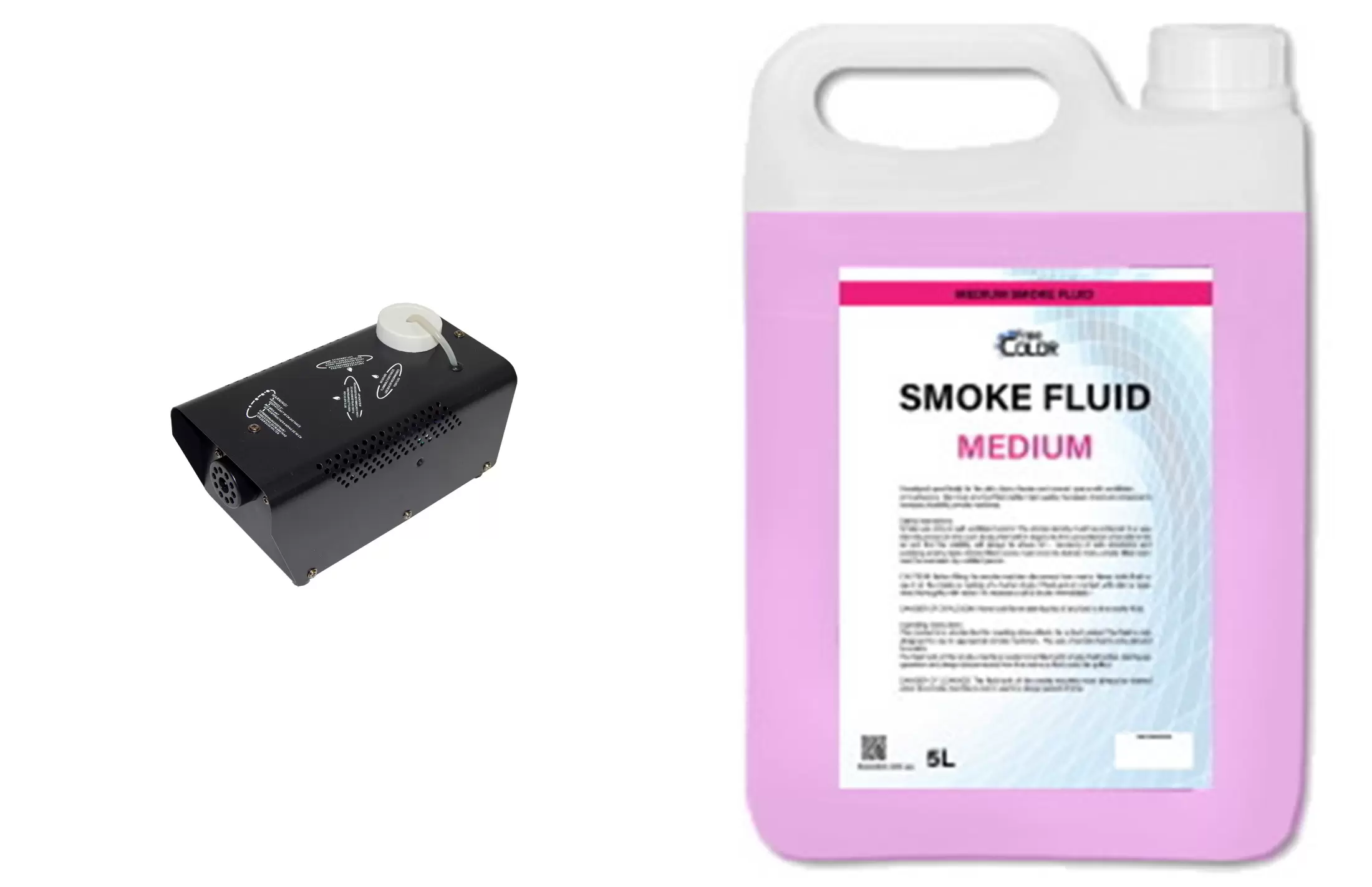 Дымогенератор Free Color SM04 и 4 канистры дыма FREE COLOR SMOKE FLUID MEDIUM 5L