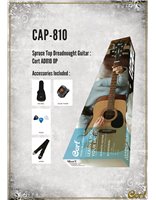 Купить Акустическая гитара набор CORT TRAILBLAZER PACK CAP-810 (Open Pore) 