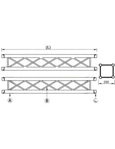Купить Алюминиевая ферма SOUNDKING DKB2904-350  2