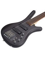 Купить Бас-гитара WARWICK RockBass Corvette Multiscale, 5-String (Solid Black Satin) 
