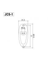 Купить Гитарная механика GOTOH JCS-1 C Jack Cover (Chrome) 