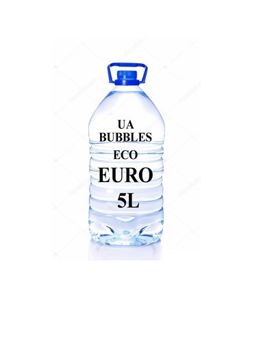 Жидкость мыльных пузырей BIG UA BUBBLES ECO EURO 5L