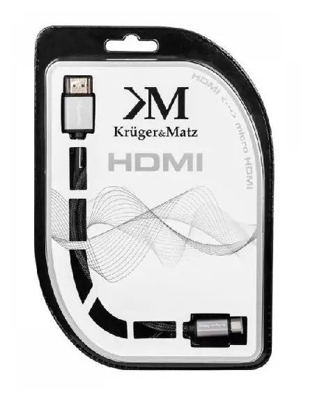 Готовый кабель HDMI - micro HDMI штек.-штек. (A-D) 3 m Kruger&Matz KM0328