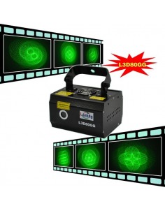 Лазер LanLing  L3D80GG 30mW Green Mini 3D Laser Light 2