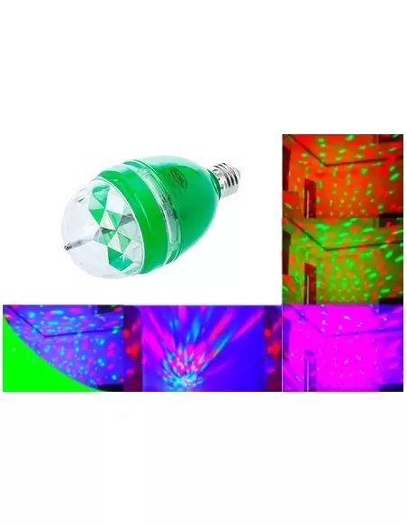 Світловий LED прилад Crystal RGB 0,5 Вт, зелений корпус