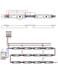 Епоксидний водонепроникний світлодіодний повноколірний модуль MPE111E 2