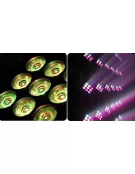 LED Голова New Light NL - 1038 LED MOVING HEAD MATRIX LIGHT 9шт.x10W(4 в 1)