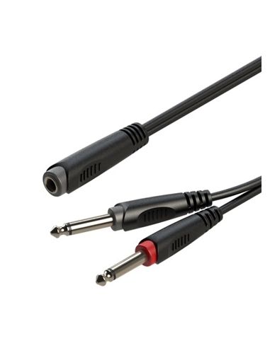 Купить Готовый кабель Roxtone RAYC350L02, 2х1x0.14 кв. мм, вн. диаметр 4x8 мм, 0,2 м 