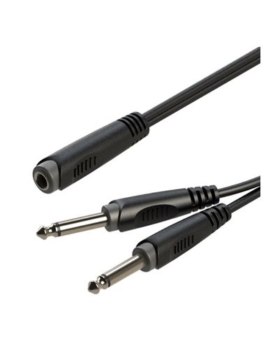 Купить Готовый кабель Roxtone RAYC510L02, 2х1x0.14 кв. мм, вн. диаметр 4x8 мм, 0,2 м 