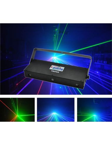 Купить Лазер LanLing LSX3300RGB 300mW RGB Trifan Multi-Effect 