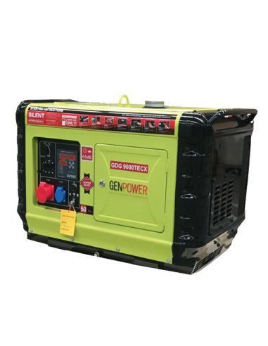 Купити Генератор GenPower Generator GDG 9000 TECX Трехфазний з додатковим зашумленням 7кВт