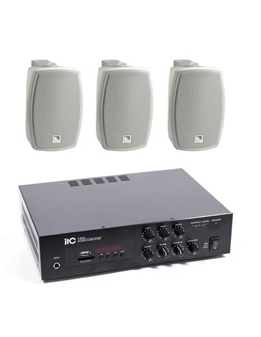 Купити 3 x AMC iPlay 4WT (чорні) ITC T-B60 акустичний комплект