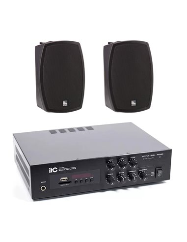 Купити 2 x AMC iPlay 4BT + ITC T-B40 (40 Вт USB/SD) акустичний комплект