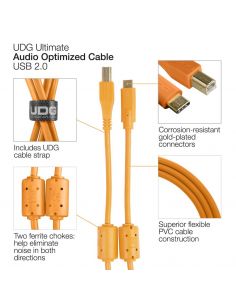 Купить Кабель UDG UDG Ultimate Audio Cable USB 2.0 C-B Orange 1,5m  2