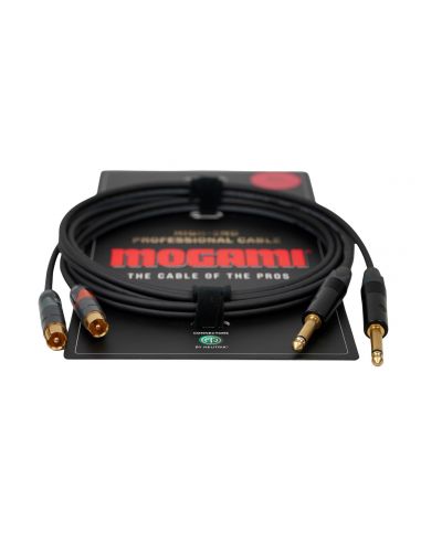 Купити Готовий кабель Mogami 2xJACK-2xRCA/2m