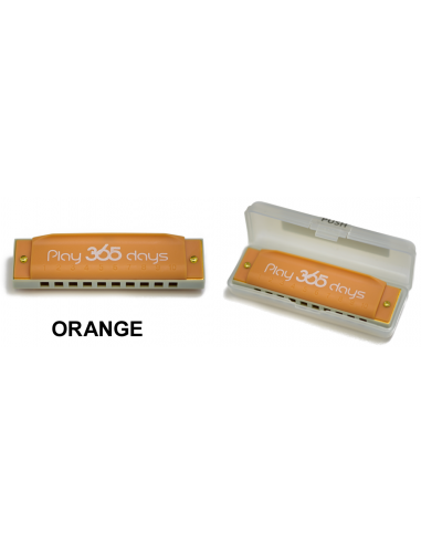 Купити Діатонічна губна гармошка Suzuki P365 - HCD - P Orange