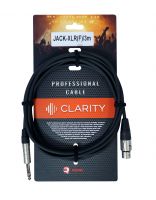Купить Симметричный (балансный) кабель Clarity JACK-XLR(F)/3m 