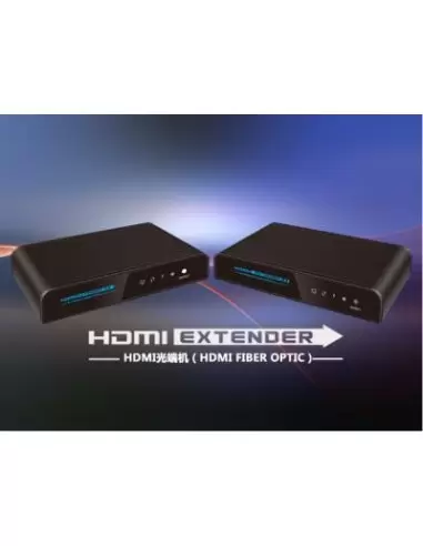 Комплект AVCom AVC718 передавач і приймач HDMI сигналу через оптичний кабель