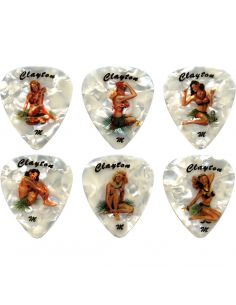 Купити Медіатор Clayton HHM/12 HULA HOTTIE MEDIUM (упак 12шт.)