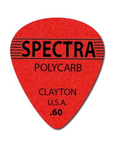 Купити Медіатор Clayton SPE60/12 SPECTRA POLYCARB PICK STD (упак 12шт.)