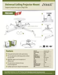 Кріплення для проектора Sunne PRO300S 2