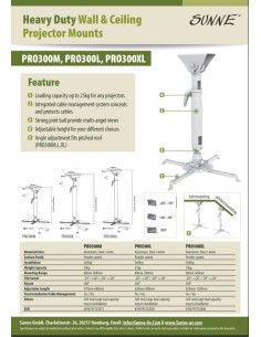 Крепеж для проектора Sunne PRO300L 2