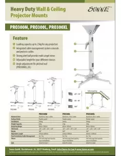 Кріплення для проектора Sunne PRO300L 2