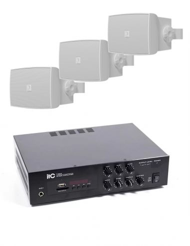 Купить 3 x Audac WX302MK2/W (белые) + ITC T-B60 акустический комплект 