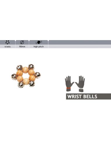 Купить Перкуссионный браслет Rohema Wristbell 6 Bells 