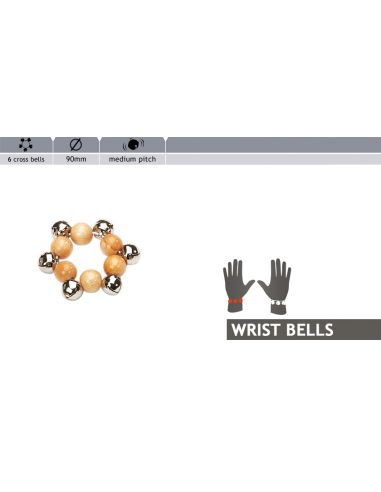 Купить Перкуссионный браслет Rohema Wristbell 6 Cross Bells 