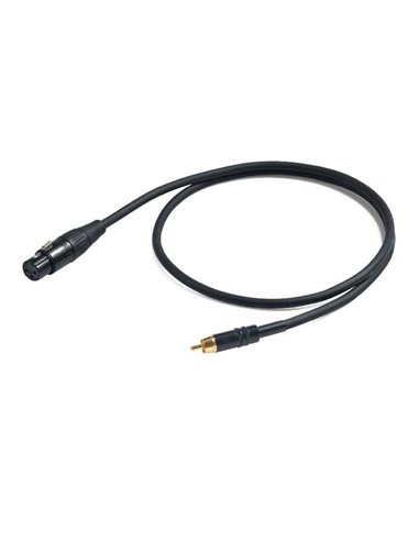 Купить PROEL CHLP270LU3 кабель мультимедийный 1 x RCA - разъем с гнездовыми контактами 3P, XLR, 3м 
