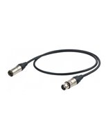 Купить PROEL ESO210LU1 кабель микрофонный, сбалансированный, NEUTRIK XLR - NEUTRIK XLR, 1 м. 