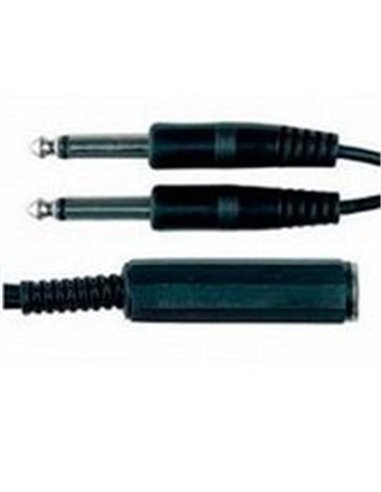 Купить PROEL SG200 кабель мультимедийный, стереогніздо - 2x моноджек 6,3м., 1.8м 