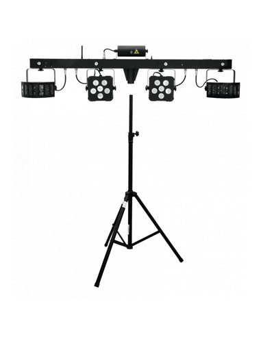 Купити EUROLITE Set LED KLS Laser Bar FX Light Set + M-4 Speaker-System Stand набір лазер, стійка