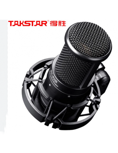 Купити Настільний конденсаторний мікрофон ТАКСТАР PC-K220USB, кардіоїдний мікрофон для комп'ютера з живленням від USB, запис