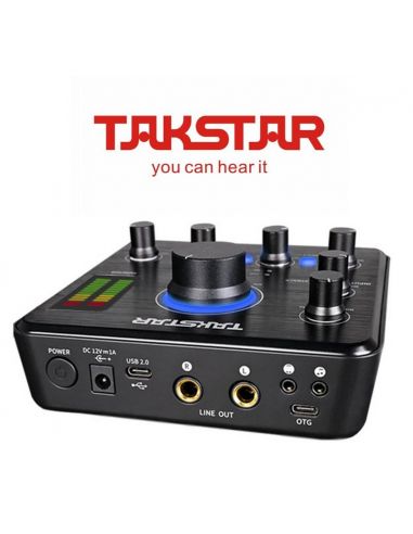 Купити Такстар MX630 OTG USB-аудіоінтерфейс звукова карта для використання в мережі, караоке, професійного запису, прямої