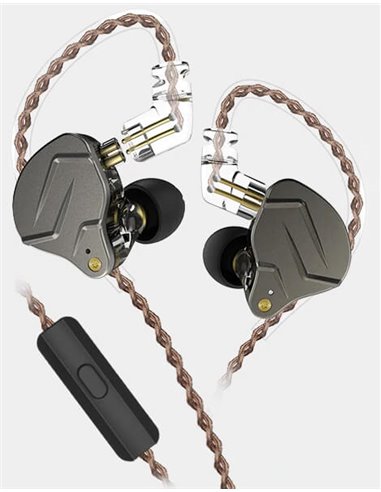 Купити Навушники дротяні KZ Audio ZSN PRO GREY MIC