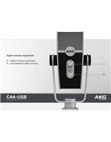 Купить Микрофон студийный конденсаторный AKG Lyra C44-USB 