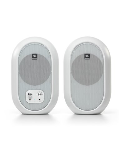 Купить Компактные активные настольные мониторы из Bluetooth JBL 104 Set BTW белого цвета 