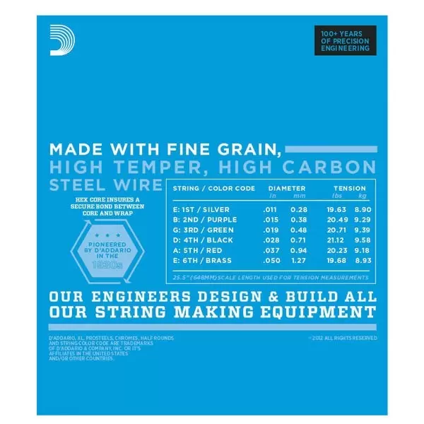 Купити D`ADDARIO EXL115BT Струни для гітар 2