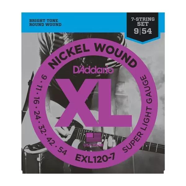 Купити D`ADDARIO EXL120-7 Струни для гітар