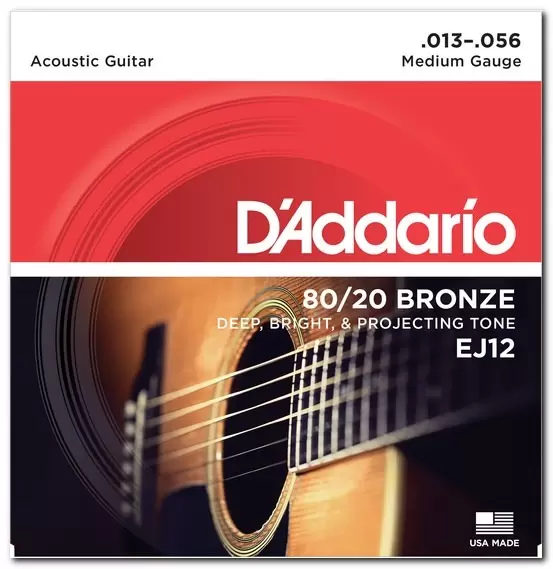 Купити D`ADDARIO EJ12 Струни для гітар