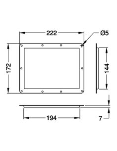 D2116L Блюдо для тура, 210x150 мм 2