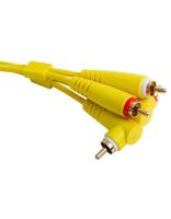 Купить Готовый кабель UDG Set RCA Straight-RCA Angled Yellow 3m (U97005YL) 