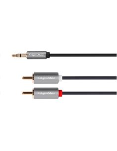 Купить Готовый кабель Kruger&Matz KM1214 jack 3.5 - 2RCA 1.8 м 