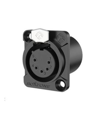 Купить Разъем Roxtone RX5FDWP-BG 5-pin XLR пыле-водонепроницаемый 
