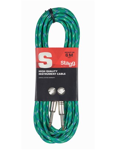 Инструментальный кабель STAGG SGC6VT GR