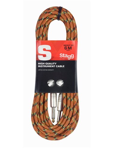 Інструментальний кабель STAGG SGC6VT OR